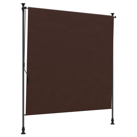 Outdoor Roller Blind Brown 150 x 270 cm