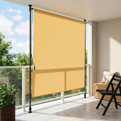 Outdoor Roller Blind Sand 100 x 270 cm