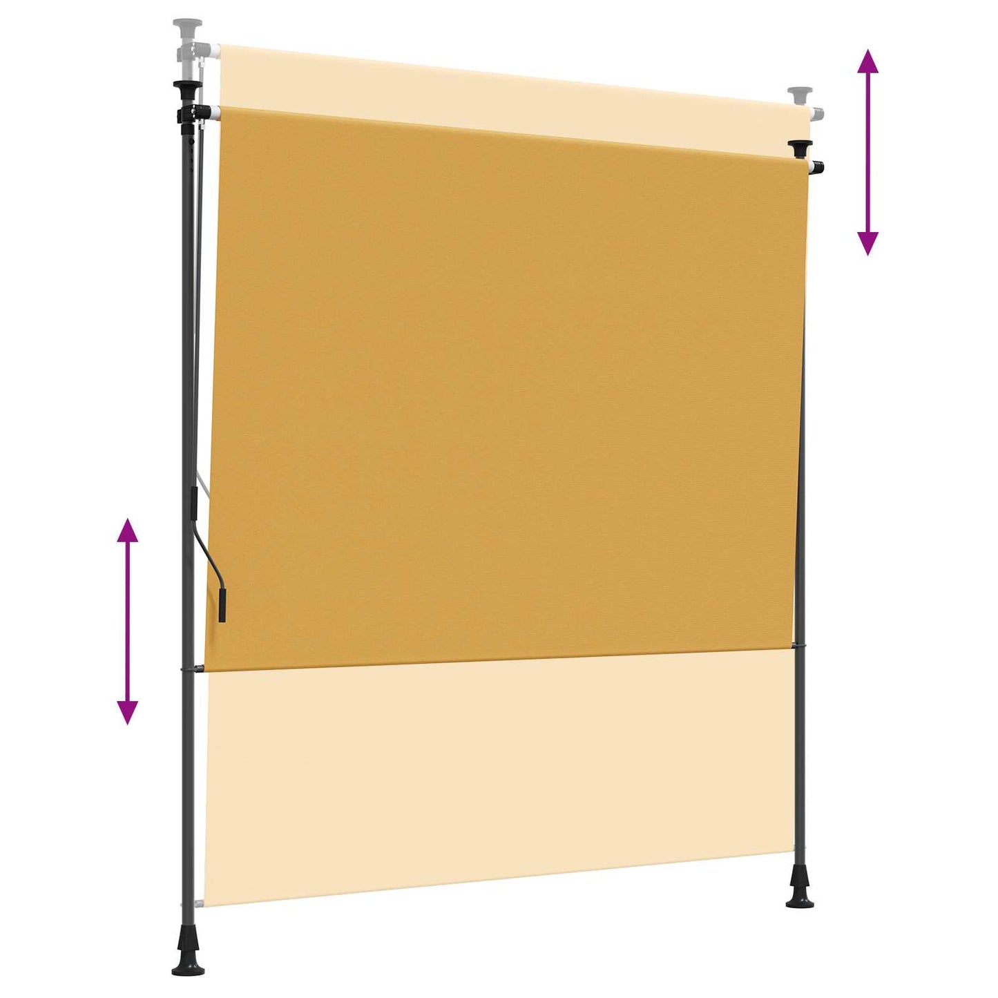 Outdoor Roller Blind Sand 150 x 270 cm