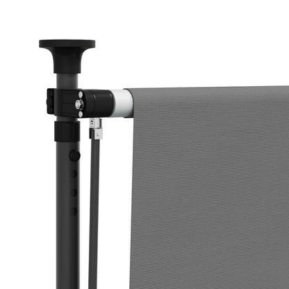 Outdoor Roller Blind Light Grey 150 x 270 cm
