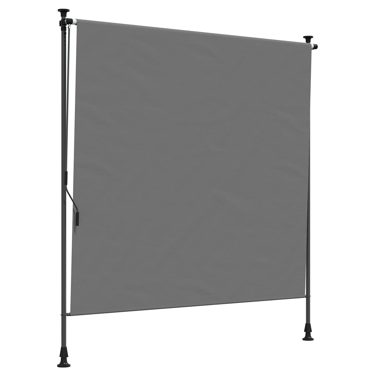 Outdoor Roller Blind Light Grey 150 x 270 cm
