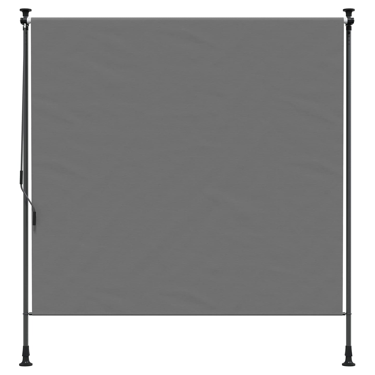 Outdoor Roller Blind Light Grey 150 x 270 cm