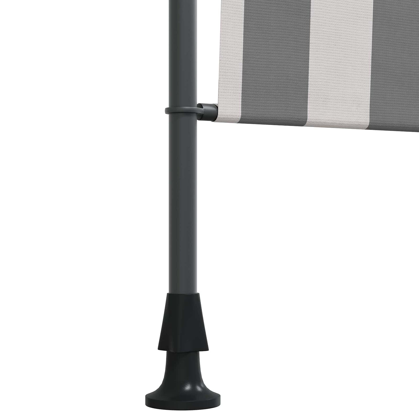 Outdoor Roller Blind Anthracite and White 200 x 270 cm