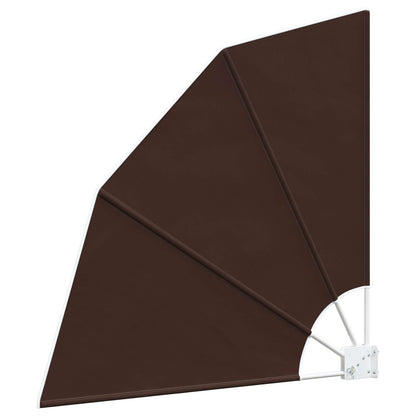 Balcony Privacy Screen 210 x 210 cm Polyester Brown