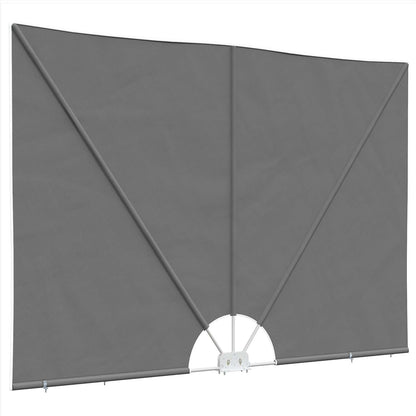 Balcony Privacy Screen 240 x 160 cm Polyester Rectangular