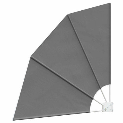 Balcony Privacy Screen 160 x 160 cm Polyester Light Grey