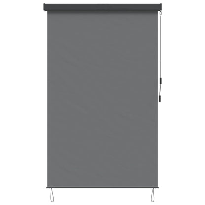 Roller Blind Light Grey 60 x 250 cm Fabric and Aluminum