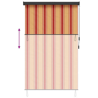 Roller Blind Multicolour 80 x 250 cm Fabric and Aluminum