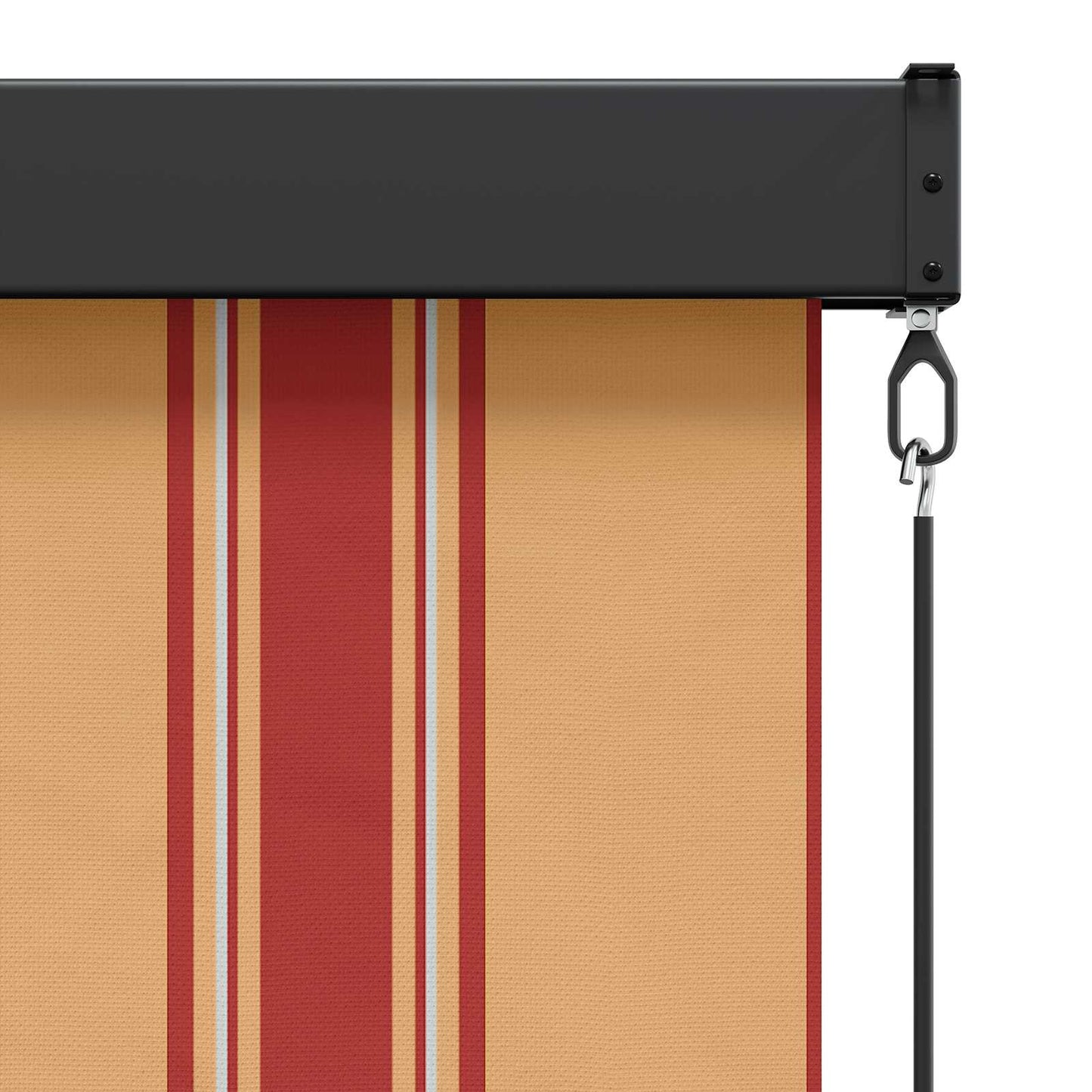 Roller Blind Multicolour 100 x 250 cm Fabric and Aluminum
