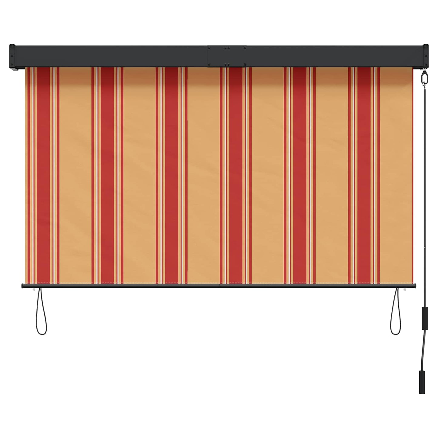 Roller Blind Multicolour 100 x 250 cm Fabric and Aluminum