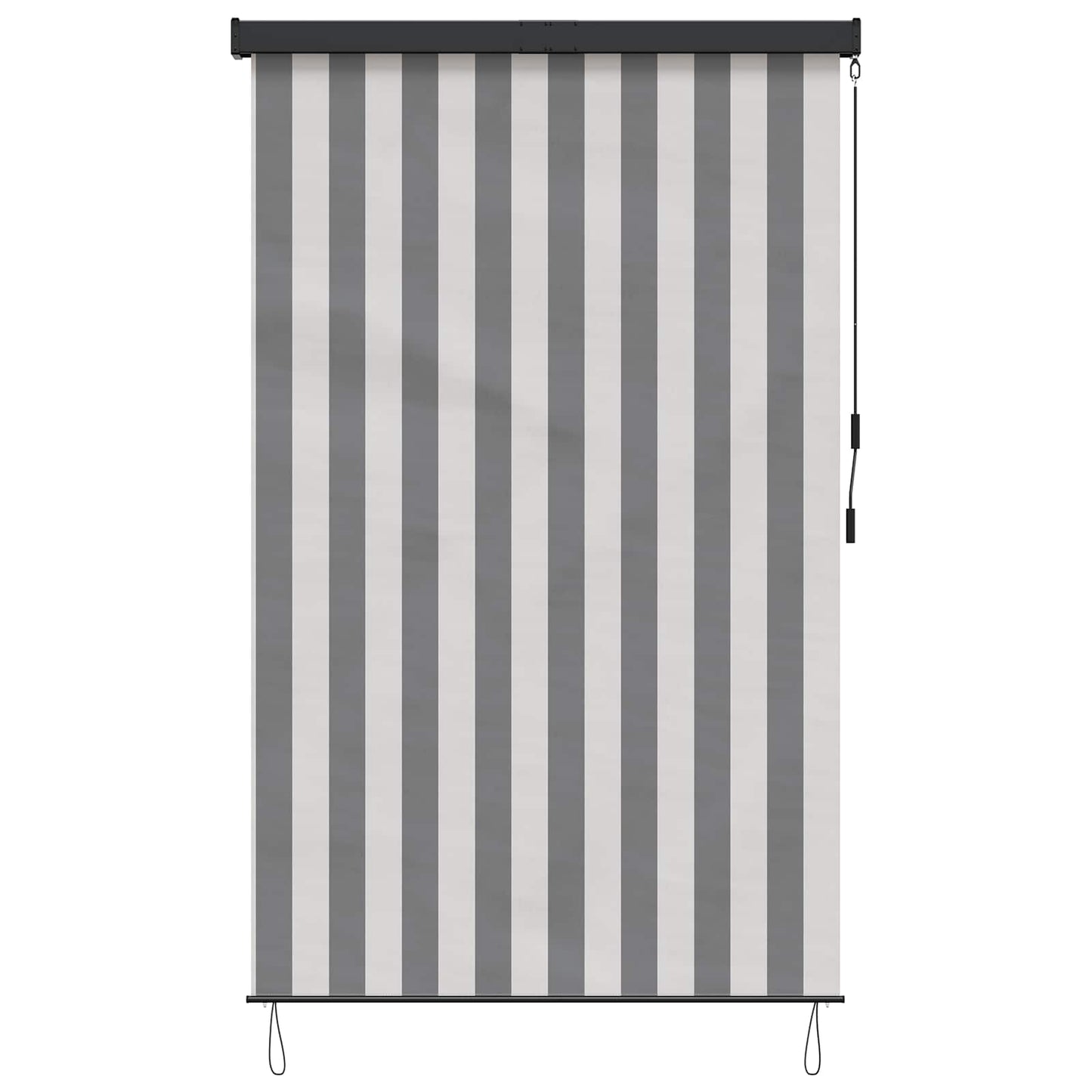 Roller Blind Anthracite and White 140 x 250 cm