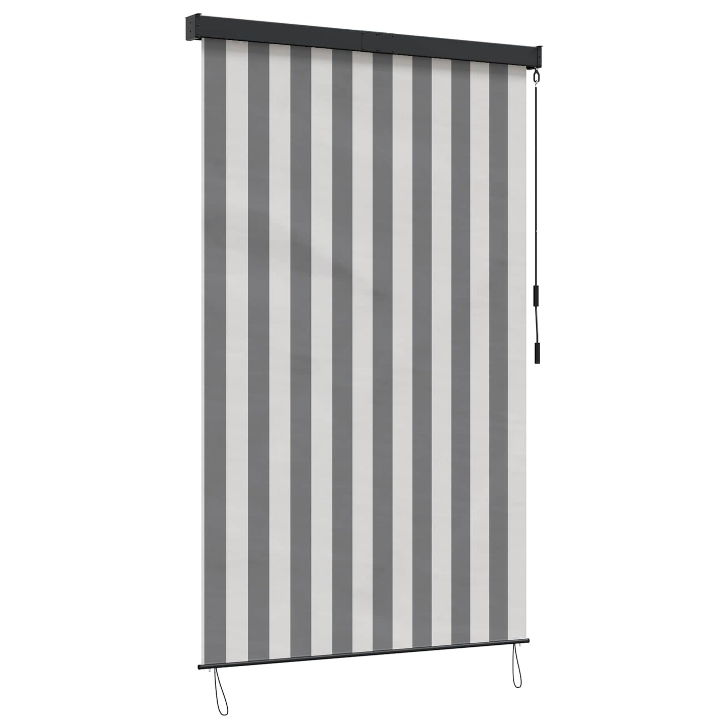 Roller Blind Anthracite and White 180 x 250 cm