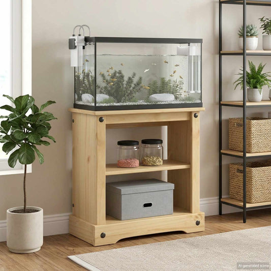 Aquarium Stand CORONA Brown 60.5 x 30 x 60 cm 150 kg