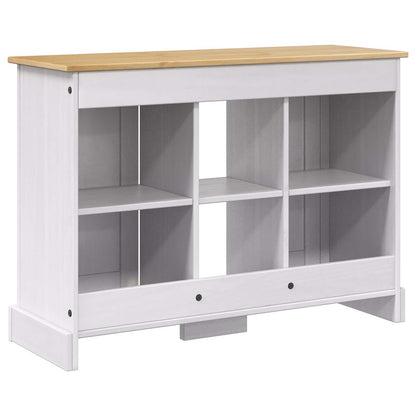 Aquarium Stand CORONA White and Brown 101.5 x 37 x 73 cm 300 kg