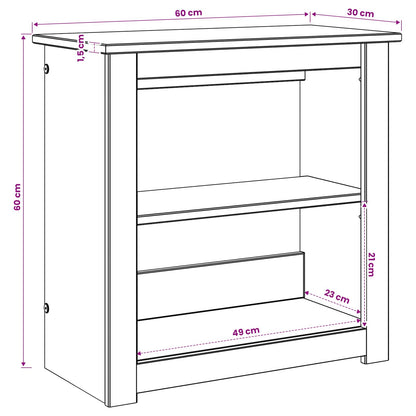 Aquarium Stand PANAMA Brown 60 x 30 x 60 cm 150 kg