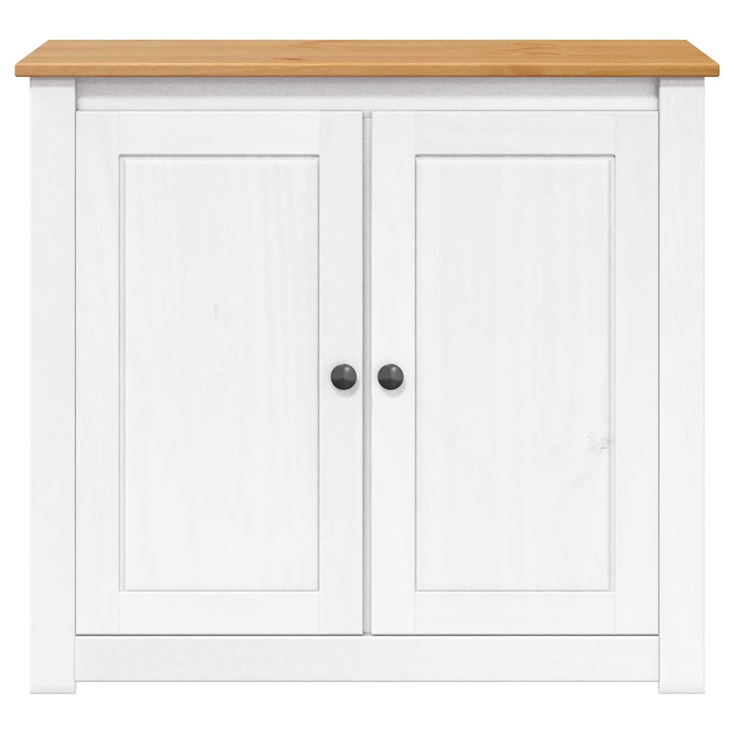 Aquarium Stand PANAMA White and Brown 81 x 36 x 73 cm 250 kg