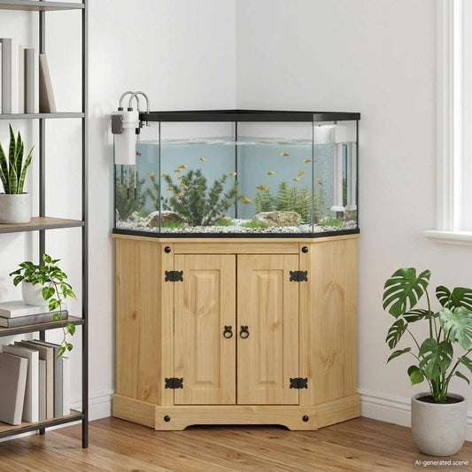 Aquarium Stand CORONA Brown 70 x 70 x 73 cm 300 kg