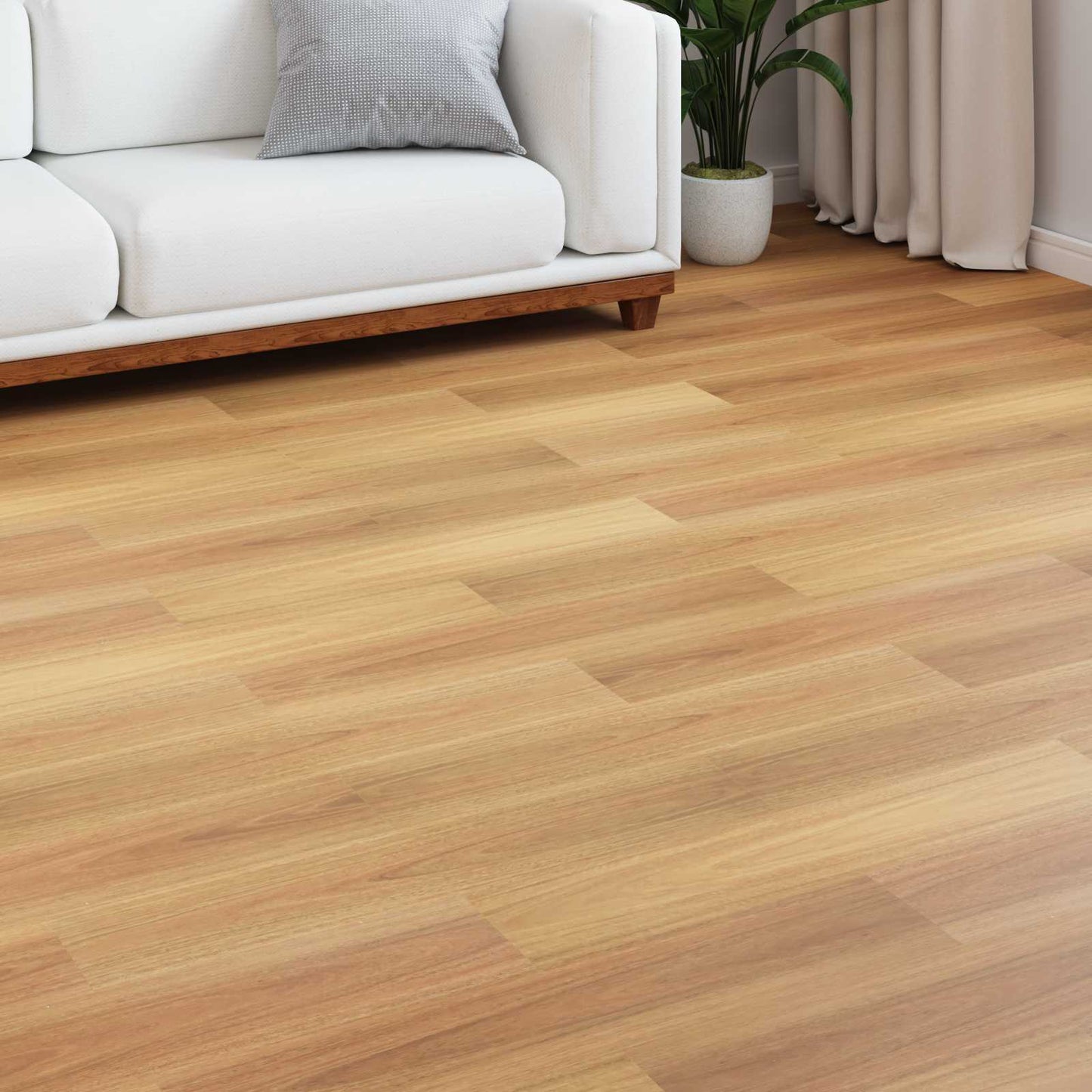 Laminate Flooring 5 pcs Dark Walnut 101 x 20 x 0.8 cm