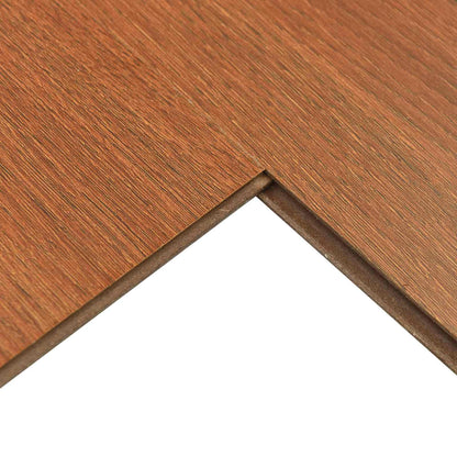 Laminate Flooring 5 pcs Honey Brown 101 x 20 x 0.8 cm