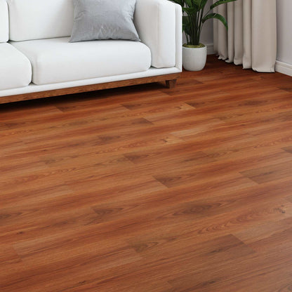 Laminate Flooring 5 pcs Honey Brown 101 x 20 x 0.8 cm