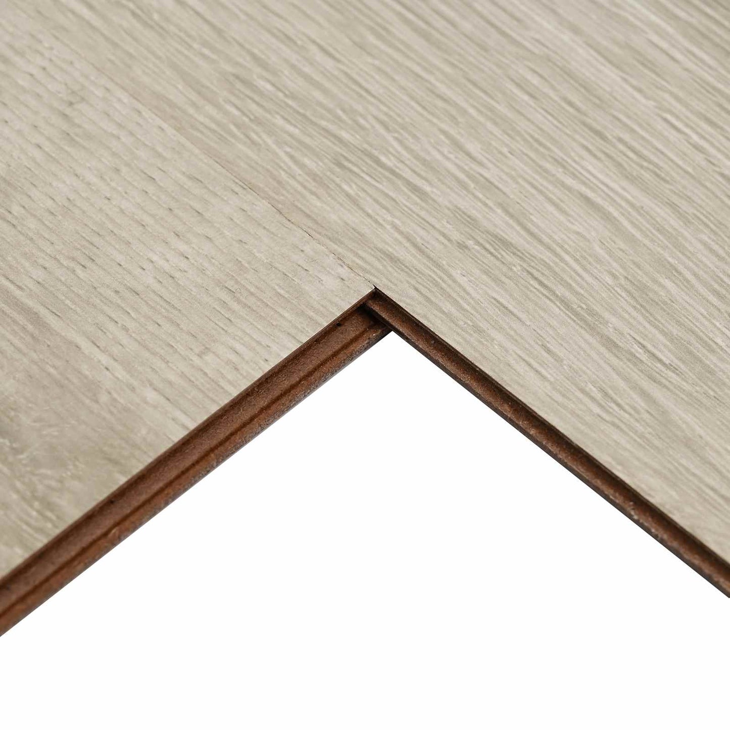 Laminate Flooring 5 pcs Whitewashed Brown 101 x 20 x 0.8 cm