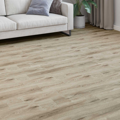 Laminate Flooring 5 pcs Whitewashed Brown 101 x 20 x 0.8 cm