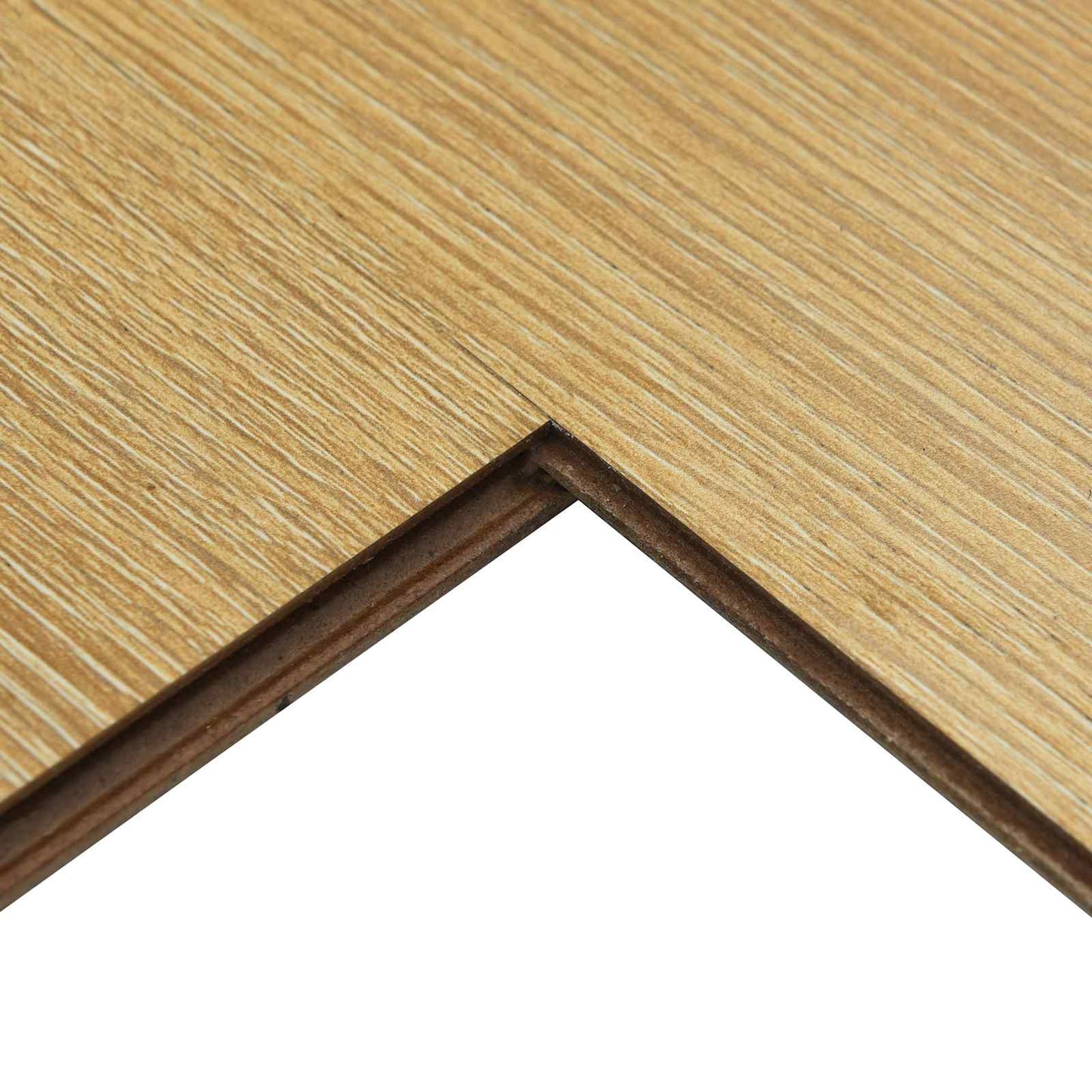 Laminate Flooring 5 pcs Golden Brown 101 x 20 x 0.8 cm