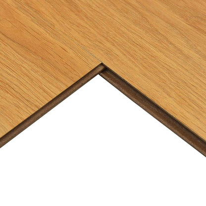 Laminate Flooring 5 pcs Warm Chestnut 101 x 20 x 0.8 cm