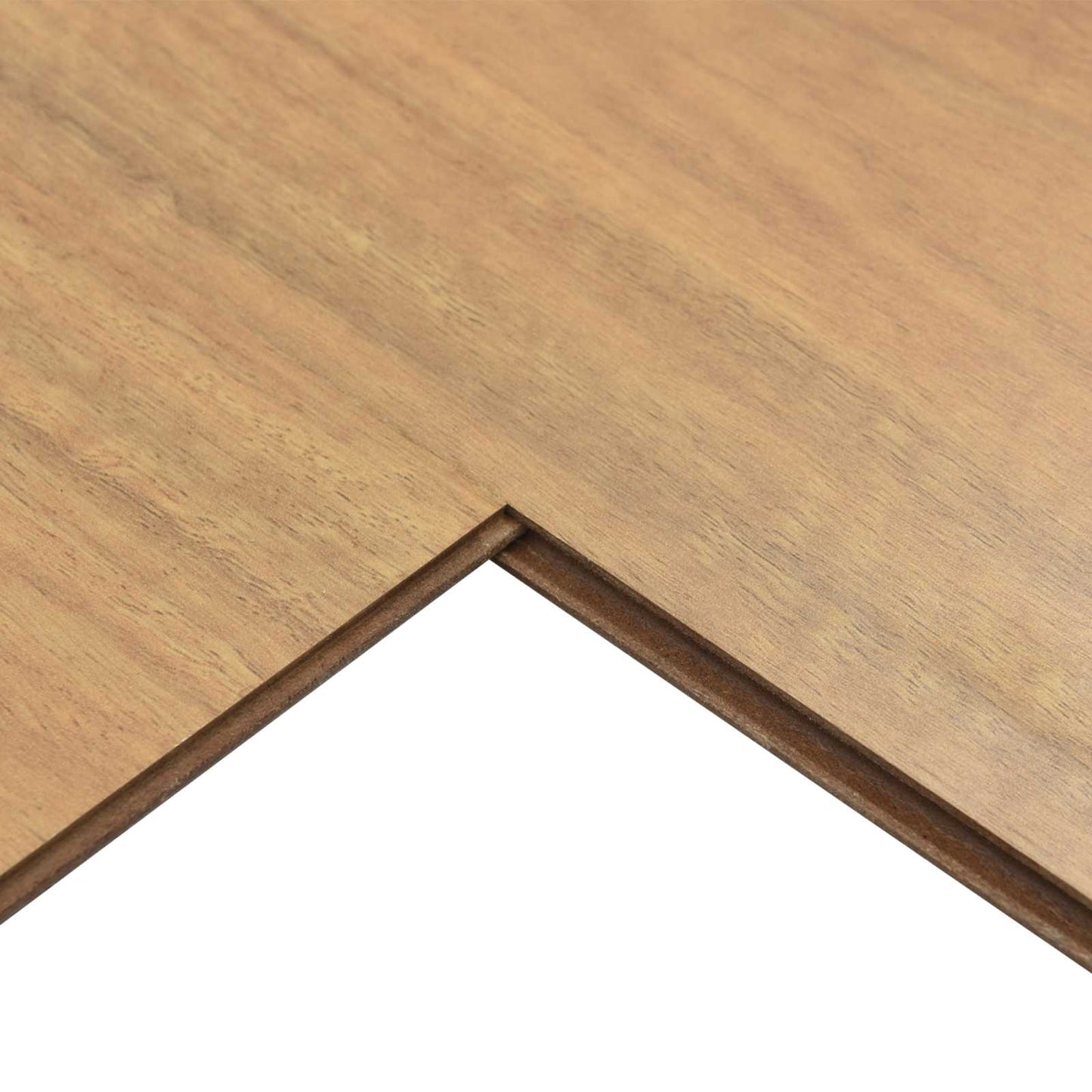 Laminate Flooring 15 pcs Dark Walnut 101 x 20 x 0.8 cm