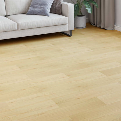 Laminate Flooring 15 pcs Soft Beige 101 x 20 x 0.8 cm