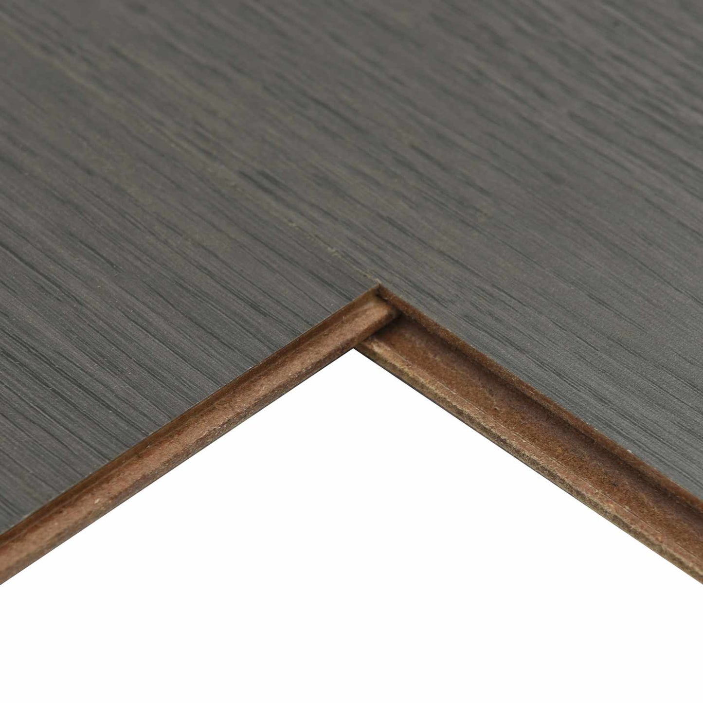Laminate Flooring 15 pcs Warm Grey 101 x 20 x 0.8 cm
