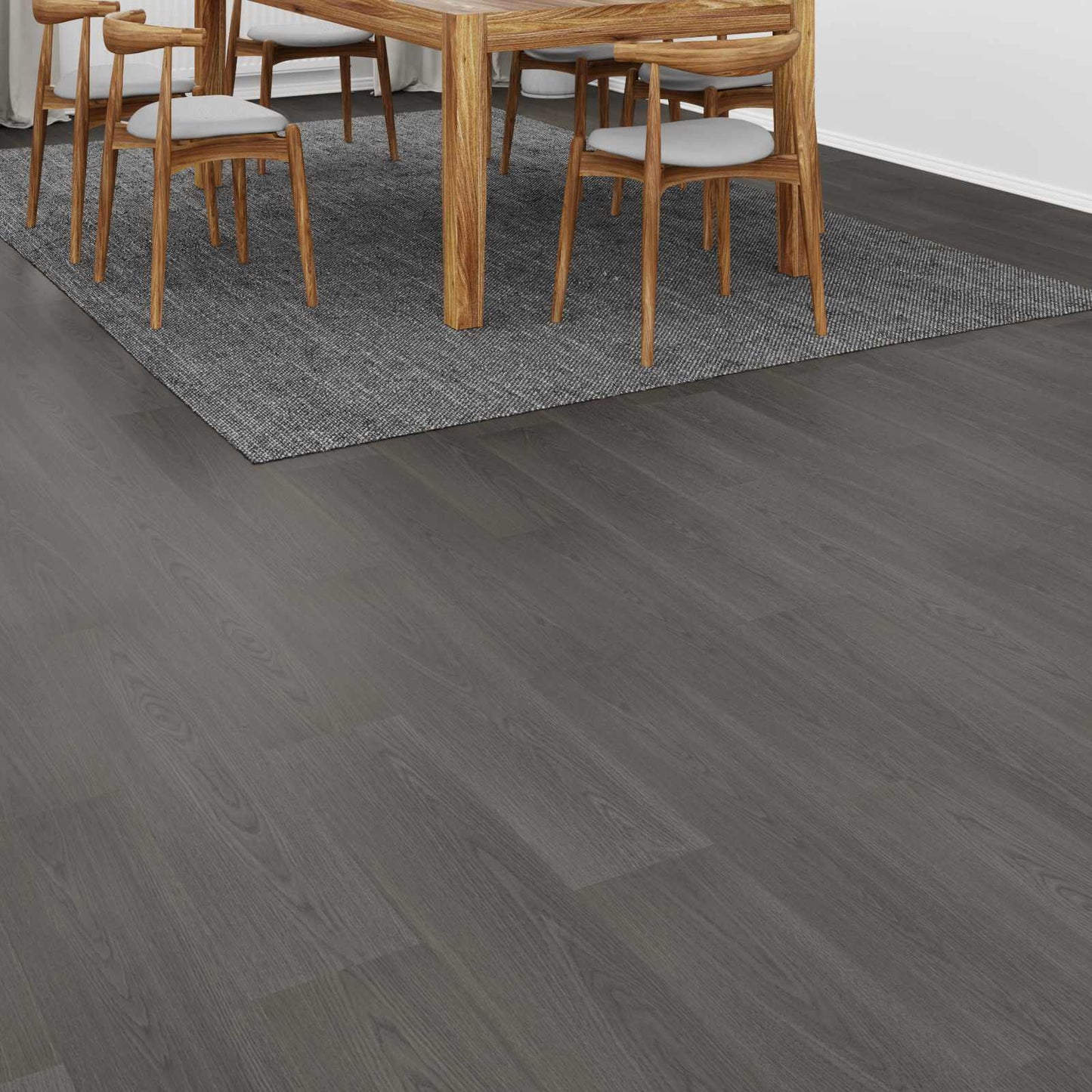 Laminate Flooring 15 pcs Warm Grey 101 x 20 x 0.8 cm
