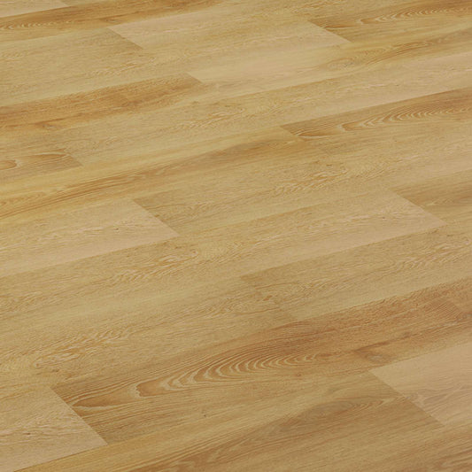 Laminate Flooring 15 pcs Golden Brown 101 x 20 x 0.8 cm