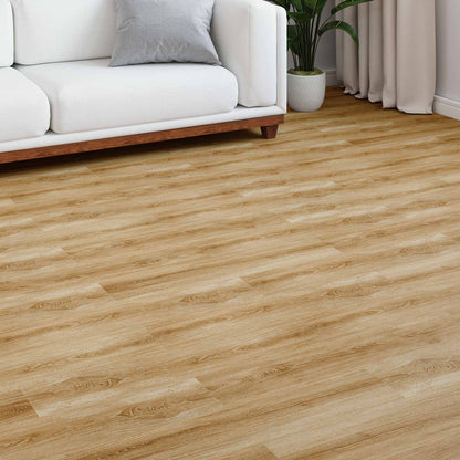 Laminate Flooring 15 pcs Rustic Brown 101 x 20 x 0.8 cm