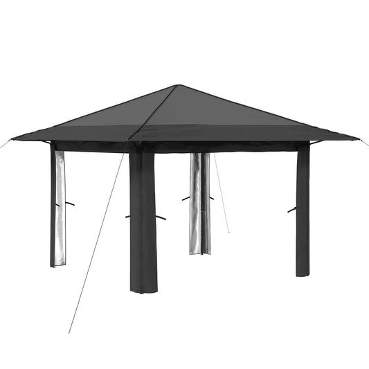 Gazebo without Sidewall Light Grey and Anthracite