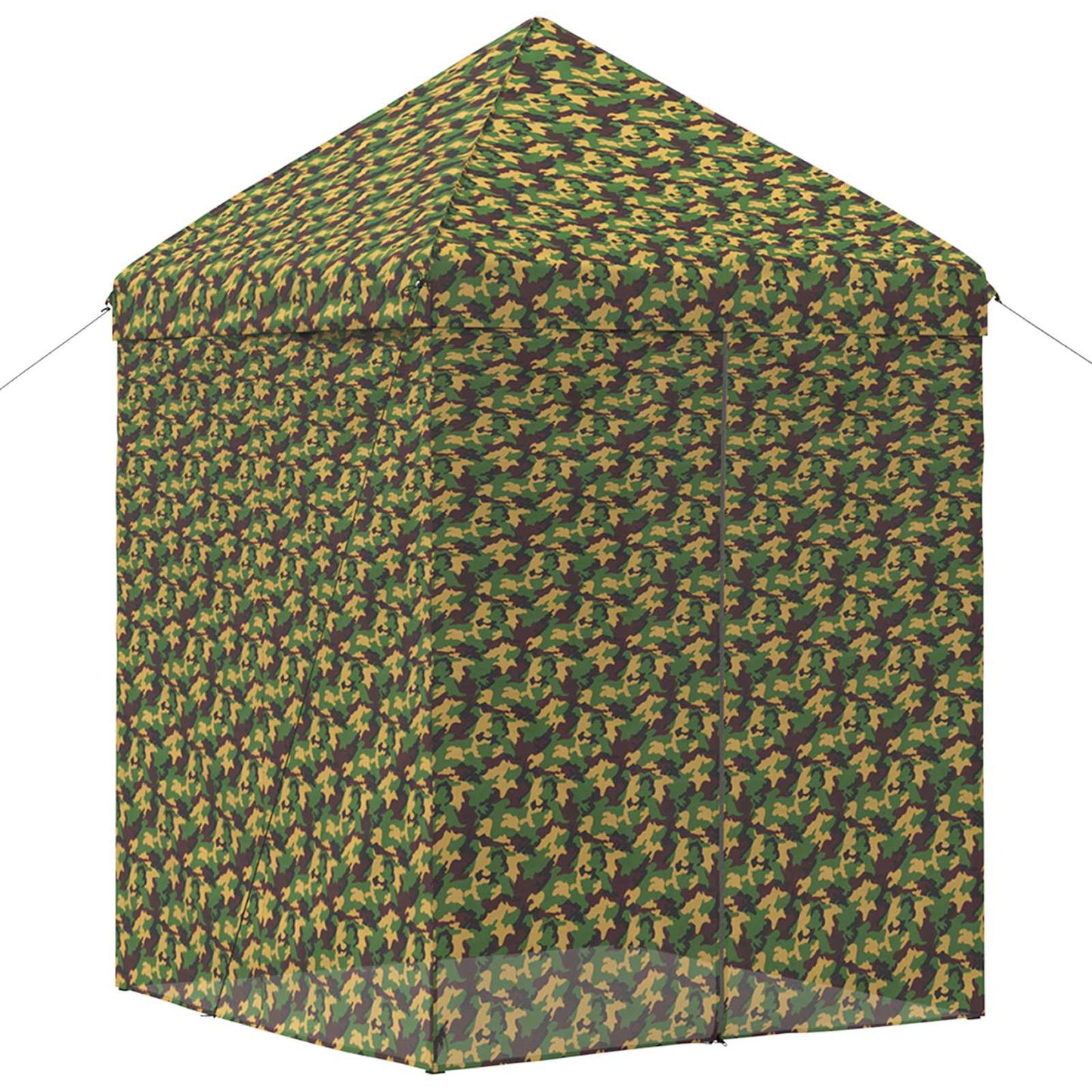 Canopy Tent with 4 Sidewalls 2 x 2 m Army Camouflage