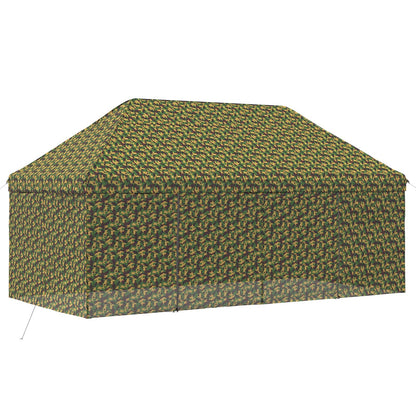 Canopy Tent with 4 Sidewalls 2.9 x 5.8 m Army Camouflage