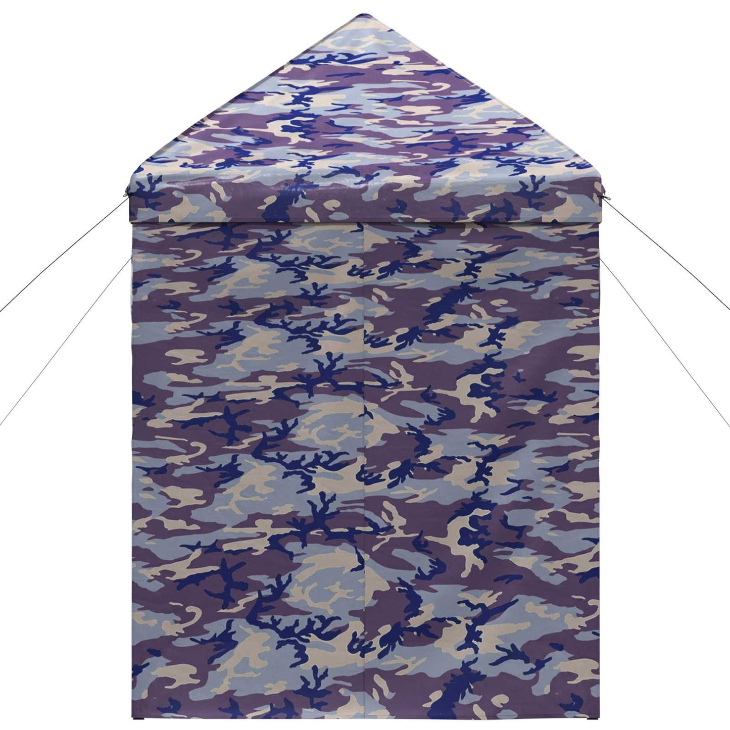 Pop-up Gazebo with 4 Sidewalls 2 x 2 m Blue Camouflage