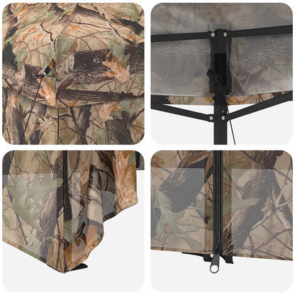 Pop-up Gazebo with 4 Sidewalls 3 x 3 m Forest Camouflage