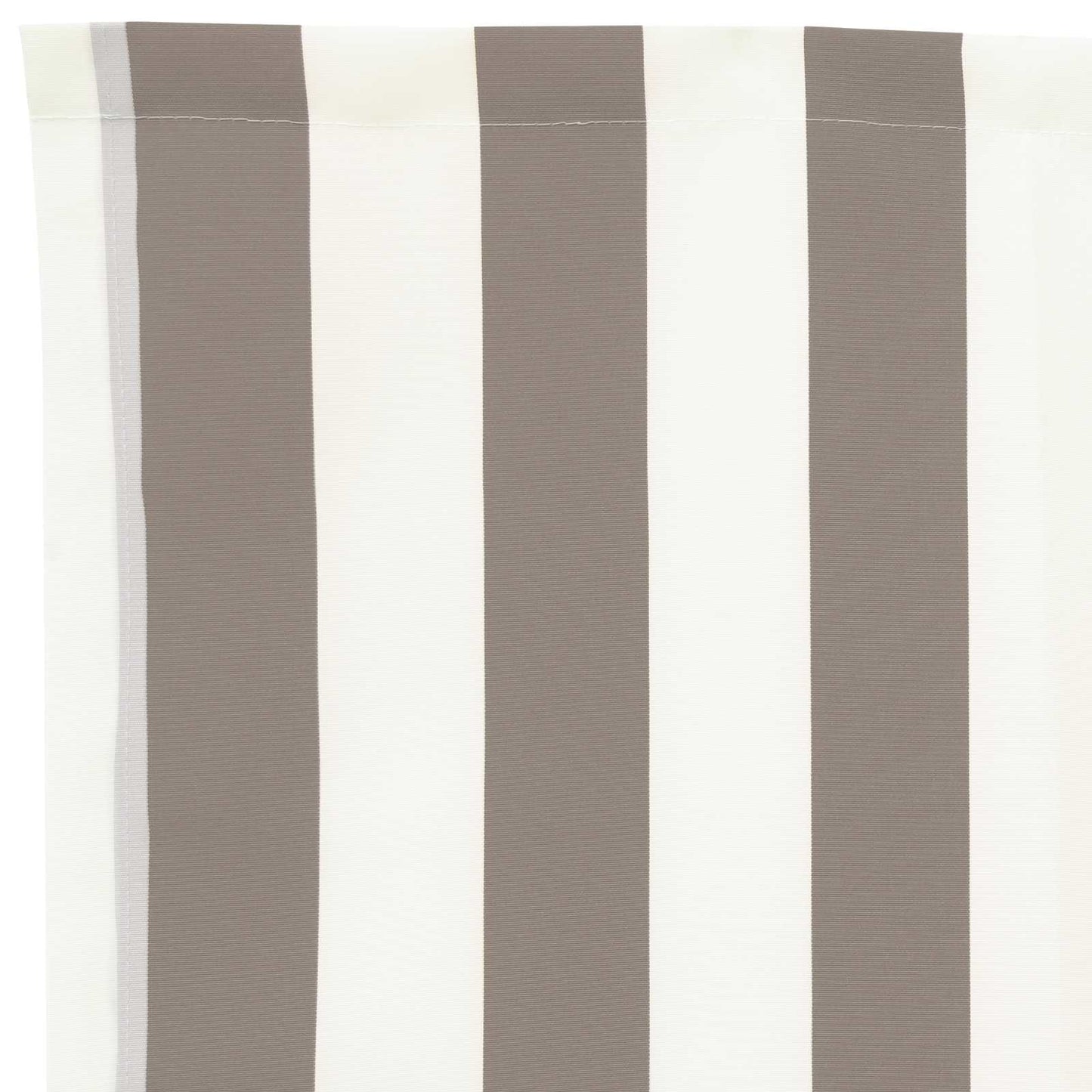 Awning Replacement Fabric Light Grey and White 2.5 x 2 m