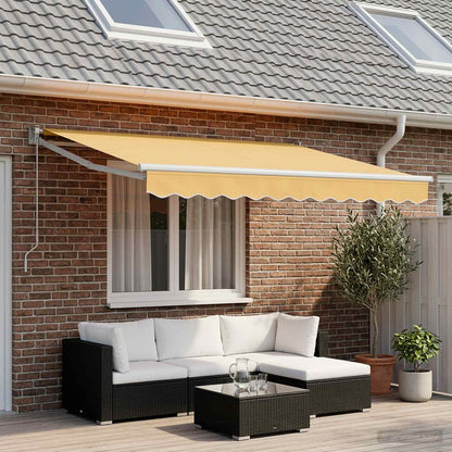 Awning Replacement Fabric Sand 329 x 195 cm Polyester