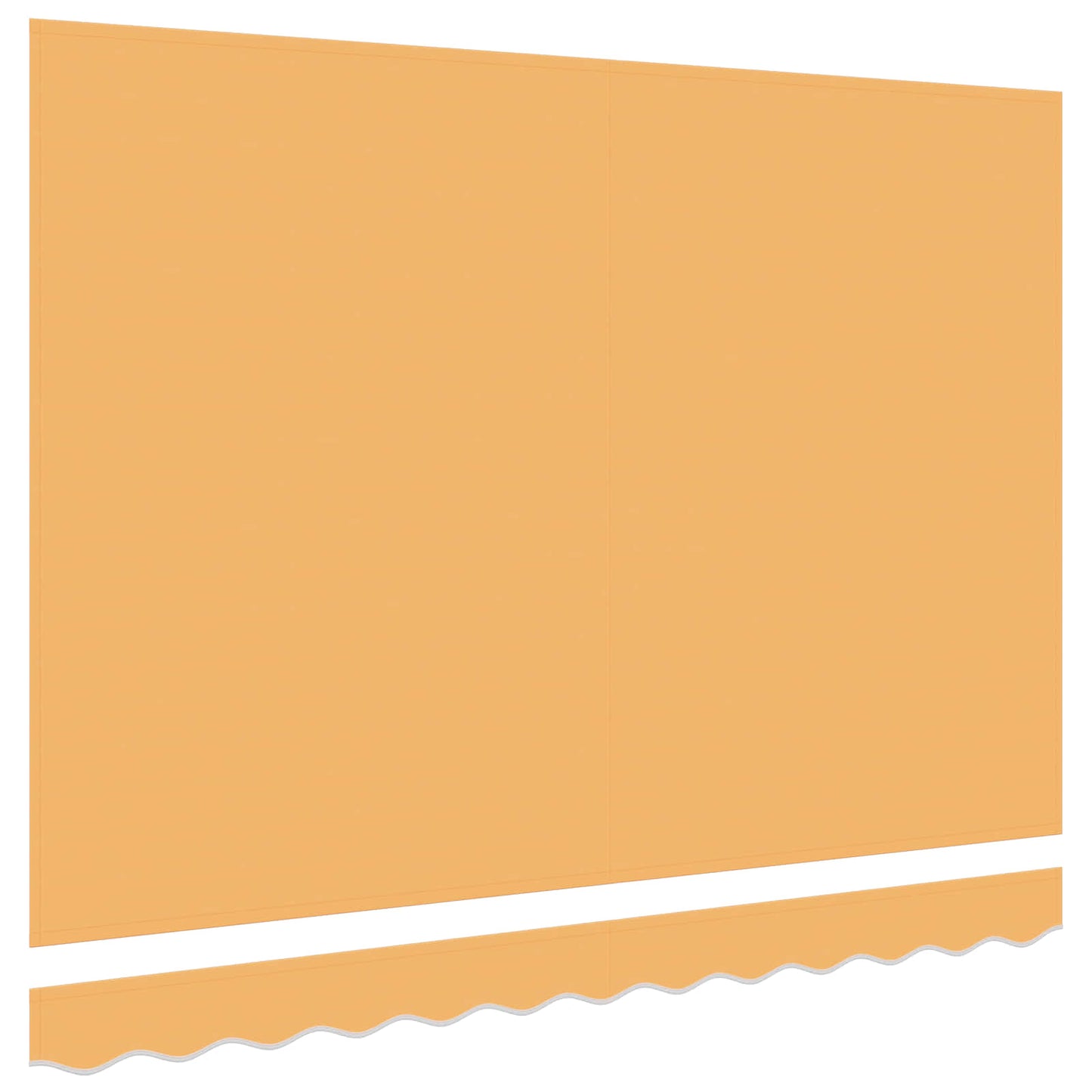 Awning Replacement Fabric Sand 381 x 195 cm Polyester