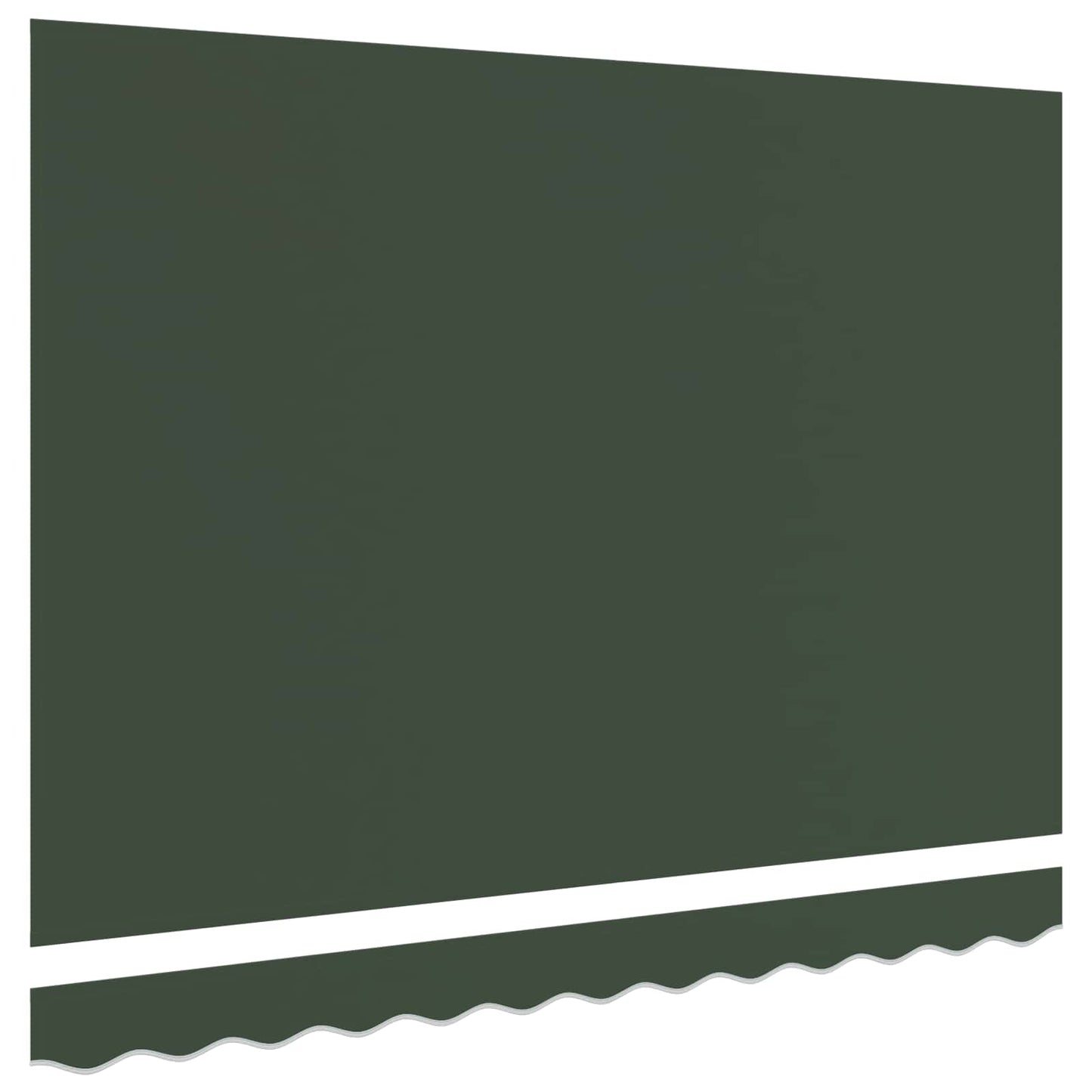 Awning Replacement Fabric Dark Green 3 x 2.5 m Polyester