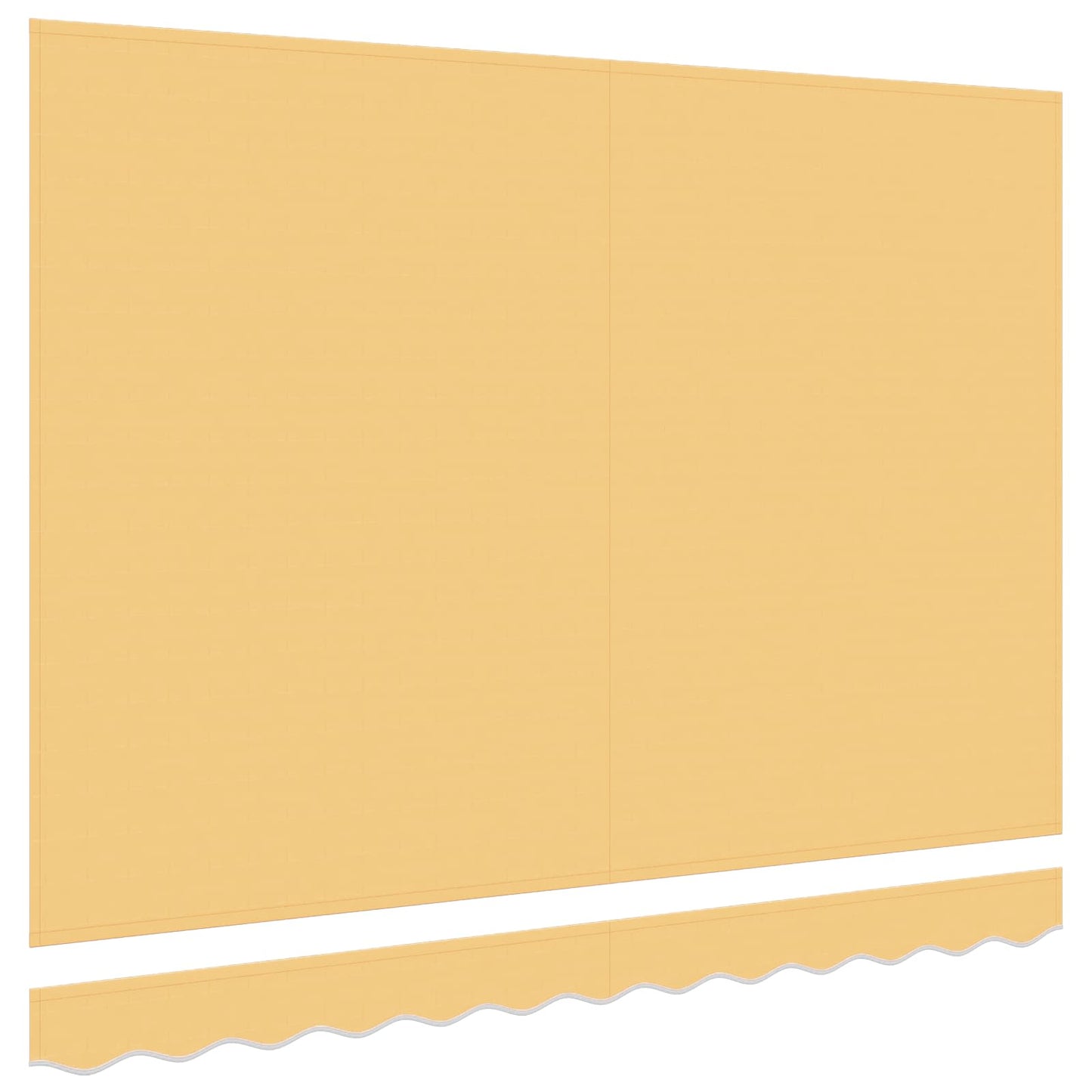Awning Replacement Fabric Sand 381 x 295 cm Polyester