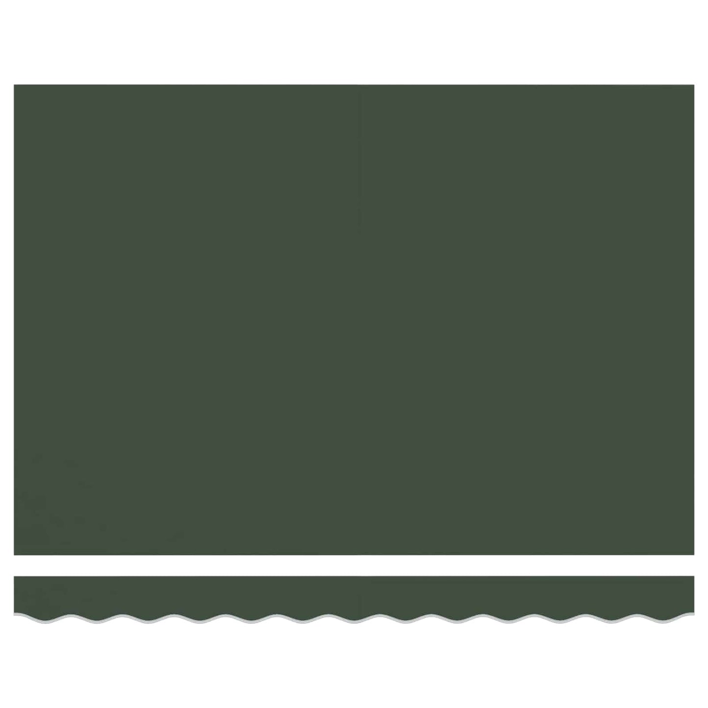 Awning Replacement Fabric Dark Green 4.5 x 3 m Polyester