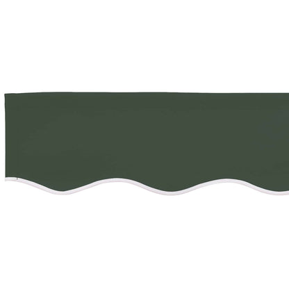Awning Replacement Fabric Dark Green 4.5 x 3.5 m Polyester