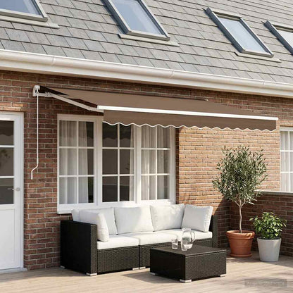 Awning Replacement Fabric Taupe 6 x 3 m Polyester