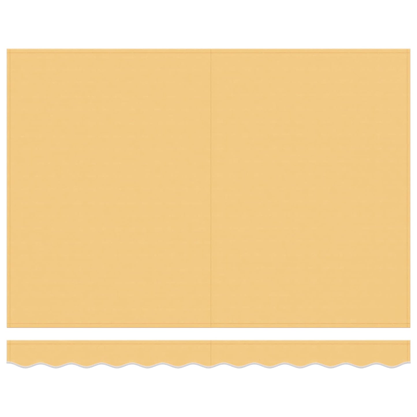 Awning Replacement Fabric Sand 581 x 345 cm Polyester