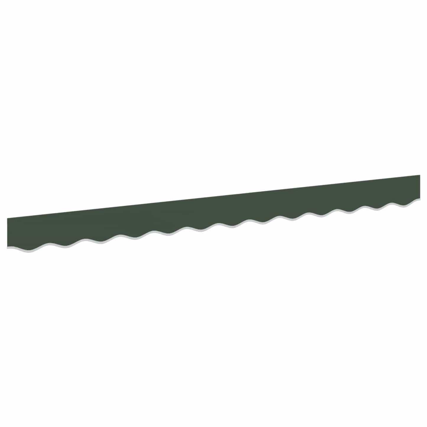 Awning Valance Replacement Dark Green 2.5 m Polyester