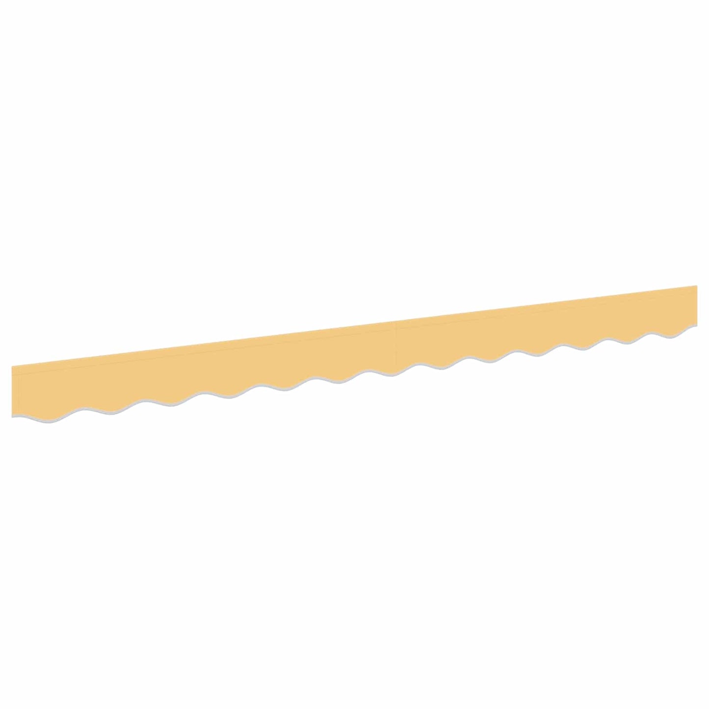 Awning Valance Replacement Sand 381 x 20 cm Polyester